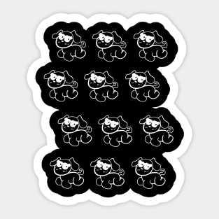 Runaway Dog Sticker